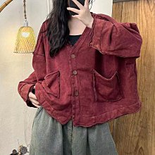 ☆ANGELA HOUSE☆韓單  慵懶品味~不收邊華夫格好品質薄款開扣上衣       ✅商品 追加 歷史價格詳細信息