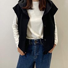 正韓   連帽荷葉邊雙袋下擺抽繩薄款外套   簡約百搭時尚氣質   C941634 歷史價格詳細信息