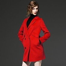 毛呢大衣 韓版雙排釦英倫風外套 風衣 2色【TJW8302】 現貨＋預購 歷史價格詳細信息