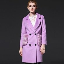 女毛呢大衣長版-精緻羊毛韓風秋冬風衣女外套2色62v18[韓國進口][米蘭精品] 歷史價格詳細信息