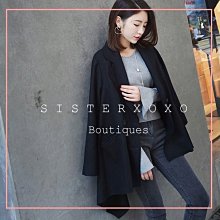Sis KOREA style  韓系 名媛風 韓國精品 手工雙面羊毛 氣質100%羊毛簡約法式九分袖長大衣 歷史價格詳細信息