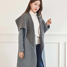 女生服飾 正韓毛料鋪棉蛋形大衣 毛裡外套 秋冬外套 二手出清 歷史價格詳細信息