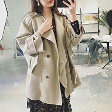 *閨蜜 fashion * 正韓大衣 2018正韓 空運 外套  長版大衣 長大衣外套 皮革外套 挺版材質大衣 歷史價格詳細信息