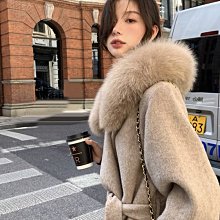 羊毛 大衣 毛呢 外套-翻領寬鬆雙面呢長款女外套2色73yy23[獨家進口][米蘭精品] 歷史價格詳細信息