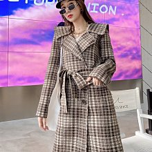 羊毛 大衣 毛呢 外套-翻領寬鬆雙面呢長款女外套2色73yy23[獨家進口][米蘭精品] 歷史價格詳細信息