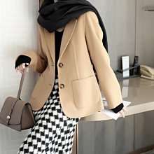 ＊有間衣飾＊2020秋季新品 別緻金棕駝色修身羊毛外套 歷史價格詳細信息