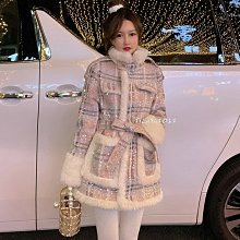 彩虹羊羔毛外套女秋冬韓版加絨加厚寬松百搭保暖情侶裝上衣服 歷史價格詳細信息