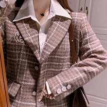 韓版格紋毛呢八角帽女秋冬季復古羊羔絨保暖貝雷帽時尚英倫報童帽 歷史價格詳細信息