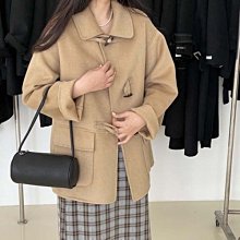 毛呢 外套 羊毛 大衣-短款不規則雙面羊絨女外套2色74be11[獨家進口][米蘭精品] 歷史價格詳細信息