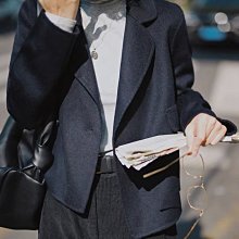 雙面黑色羊毛呢外套女中長版秋冬季2023年新款小個子鬥篷羊絨衣 歷史價格詳細信息