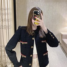 小香風黑色羊羔毛絨外套女春秋冬季高級設計感小眾炸街毛茸茸上衣 歷史價格詳細信息