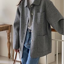 翻領外套 正韓 韓國輕熟大口袋寬鬆外套 夾克【PA88198】現貨＋預購 歷史價格詳細信息