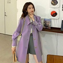 熱銷 羊毛大衣 新款牛角扣雙面羊絨大衣女式寬松韓版學院減齡顯瘦羊毛外套女 可開發票 歷史價格詳細信息