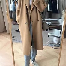 熱銷 羊毛大衣 新款牛角扣雙面羊絨大衣女式寬松韓版學院減齡顯瘦羊毛外套女 可開發票 歷史價格詳細信息