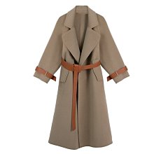 熱銷 羊毛大衣 新款牛角扣雙面羊絨大衣女式寬松韓版學院減齡顯瘦羊毛外套女 可開發票 歷史價格詳細信息