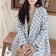 熱銷 羊毛大衣 新款牛角扣雙面羊絨大衣女式寬松韓版學院減齡顯瘦羊毛外套女 可開發票 歷史價格詳細信息