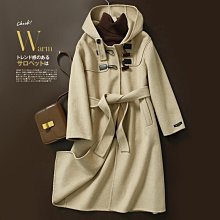 熱銷 羊毛大衣 新款牛角扣雙面羊絨大衣女式寬松韓版學院減齡顯瘦羊毛外套女 可開發票 歷史價格詳細信息