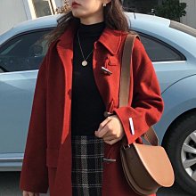 熱銷 羊毛大衣 新款牛角扣雙面羊絨大衣女式寬松韓版學院減齡顯瘦羊毛外套女 可開發票 價格比較,價格查詢,歷史價格詳細信息