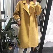 熱銷 羊毛大衣 新款牛角扣雙面羊絨大衣女式寬松韓版學院減齡顯瘦羊毛外套女 可開發票 歷史價格詳細信息