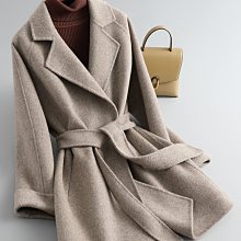 熱銷 羊毛大衣 雙面羊絨大衣女中長款新款高端修身寬松韓版毛呢長外套 可開發票 歷史價格詳細信息