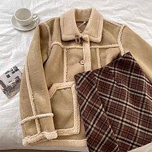 小香毛絨復古毛絨外套限時 21秋冬新款復古港味領炸街加絨加厚毛毛茸茸雙面毛絨絨外套 歷史價格詳細信息