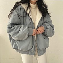 兩面穿連帽外套女  韓版印花字母夾克  短款夾克  衛衣外套 秋冬季防風外套 顯瘦修身衛衣 休閒夾克女外套 歷史價格詳細信息