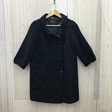 ［愛莎&嵐］DITA 女 黑色長袖素面單排扣羊毛長大衣/S 11211 09 價格比較,價格查詢,歷史價格詳細信息