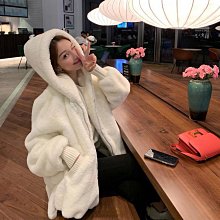 獺兔毛帽子女2024冬天新款加厚保暖護耳連帽一體兩用圍巾帽兔毛帽 歷史價格詳細信息