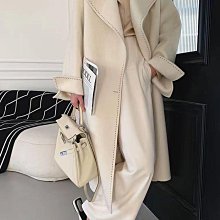 【Theboys】雙面呢大衣新款女裝中長款寬松長毛加厚雙面羊毛大衣女高級感羊毛呢外套氣質顯瘦毛呢大衣 歷史價格詳細信息