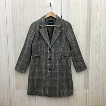 ［愛莎&嵐］DITA 女 黑色長袖素面單排扣羊毛長大衣/S 11211 09 歷史價格詳細信息