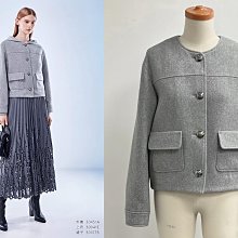 ※funnyy_lee※ KAO MEIFEN 高美芬 2023秋冬 全新 米色/黑色 抓皺袖 排釦風衣外套 M~XL 歷史價格詳細信息