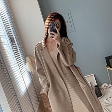 熱銷 羊毛呢大衣羊絨大衣品質雙面羊毛呢大衣外套女短款小個子毛呢大衣女 可開發票 歷史價格詳細信息