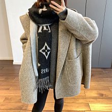 秋冬新款經典雙排扣雙面羊毛大衣毛呢外套女中長款 歷史價格詳細信息