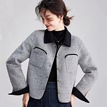 年秋冬新款雙面羊絨大衣女韓版簡約中長款氣質顯瘦毛呢外套 歷史價格詳細信息