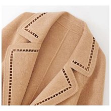 羊毛 大衣 毛呢 外套-刺繡長版寬鬆雙面呢女外套3色74bi72[獨家進口][米蘭精品] 歷史價格詳細信息