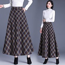 半身裙 長裙 韓版秋冬加厚毛呢亮絲半身裙女新款小香風高腰顯瘦A字開叉包臀裙 長裙 裙子 a字裙 高腰 歷史價格詳細信息