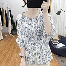 夏季棉麻襯女裝燈籠袖復古藝文上寬鬆顯瘦五分袖大尺碼襯女 歷史價格詳細信息