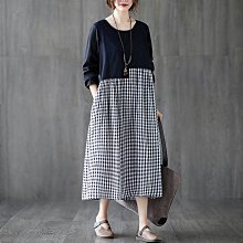 長袖時尚棉麻洋裝女2022秋裝新款韓版高貴氣質緊身顯瘦中長裙女 歷史價格詳細信息