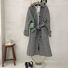 經典千鳥格紋圓弧翻領毛料鋪棉長袖外套 大衣 外套 厚外套 女童 橘魔法 現貨 兒童 中童【p0061219790169】 歷史價格詳細信息