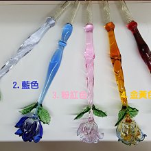 [玻璃國] 手工 琉璃筆 紫色螺旋琉璃筆 送禮自用皆宜(全組特價800元)(琉璃筆+玻璃筆座) 歷史價格詳細信息