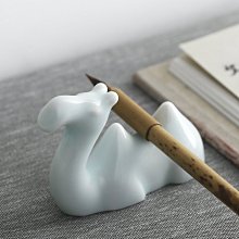 現貨 筆架12針塑料毛筆架 可拆卸學生培訓班塑鋼仿雞翅木龍頭毛筆掛可開發票 歷史價格詳細信息