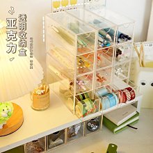 下殺-抽屜式桌面收納盒多層ins純色床頭書桌辦公室文件雜物整理置物架 歷史價格詳細信息