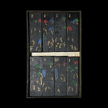 國家非遺 1986年清代老墨版制《雲來宮闕》老古墨塊油煙墨錠收藏 歷史價格詳細信息