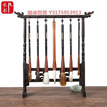 毛筆架 筆掛小黃花梨實木簡約現代學生 文房四寶初學毛筆架筆掛 創意收納可拆卸書法用品擺件 毛筆掛架子 歷史價格詳細信息