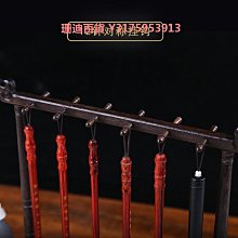 毛筆架掛架筆掛毛筆掛實木筆架掛毛筆的架子雞翅木文房四寶新中式書法展示架高檔簡約創意桌面文房收納架套裝 歷史價格詳細信息