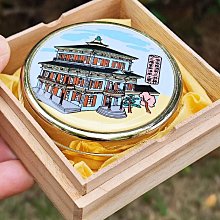 日本七寶燒鎮紙，安藤七寶燒，黃金琉璃鈿背十二棱鏡，原盒好品，帶證書。直徑65，147克。實。-5665 歷史價格詳細信息