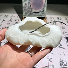 易硯，白堡石，不可多得的老坑料，根據彩來巧雕，實用 觀賞兼具，28173.5，黃鶴樓，好漂亮-4958 歷史價格詳細信息