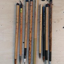 國產毛筆10支合售 文房 收藏 舊藏【勝格玉石店】8581 歷史價格詳細信息