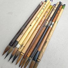 80年代狼毫純紫毫，火炬牌等，上海工藝，高定款回流小楷6支打包，四花紫毫，五花紫毫，手工刻字，出峰:1.84-656 歷史價格詳細信息