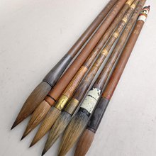 八九十年代極品光鋒宿純羊毫大長峰斗筆老湖筆，精品羊毫大長峰，牛角斗，湘妃竹筆桿，筆毫厚實，毛質細膩，黑子深，-1532 歷史價格詳細信息